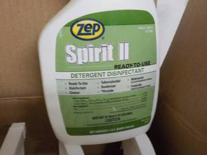 lot 117 image: Case of 12 Quart Bottles ZEP Spirit...