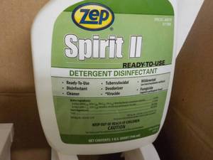 lot 120 image: Case of 12 Quart Bottles ZEP Spirit...