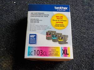 lot 140 image: Brother Ink Cartridges LC103 XL...