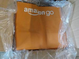 lot 141 image: Case of 100 Reusable Totes 12 x 13...