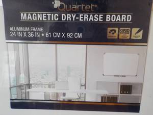 lot 144 image: Quartet Magnetic Dry Erase Board wi...