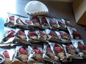 lot 158 image: 23 Bags Java French Roast Coffee an...