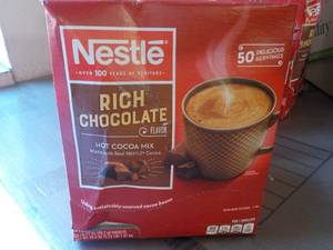lot 164 image: Case of 50 Nestle Hot Cocoa Mix...