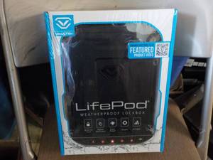 lot 237 image: Life Pod Weather Proof Lock box...