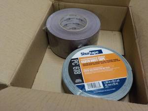 lot 242 image: 2 Rolls Shur Tape Industrial Grade ...