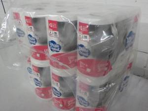 lot 263 image: 48 Rolls White Cloud Ultra 3 Ply To...