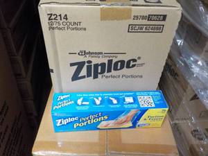 lot 292 image: Case of 12 Ziploc Perfect Portions ...