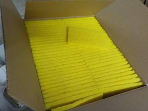 lot 297 image: Case of 60 - 3 x 5 Scrubbing Pads...