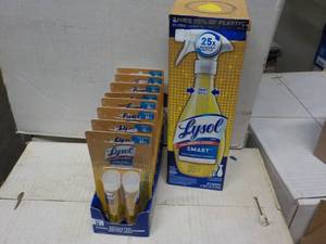 lot 324 image: 1 Lysol Smart Spray Bottle with 8 D...