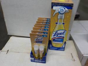 lot 325 image: 1 Lysol Smart Spray Bottle with 8 D...
