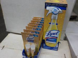 lot 326 image: 1 Lysol Smart Spray Bottle with 8 D...