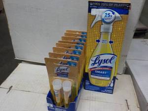 lot 327 image: 1 Lysol Smart Spray Bottle with 8 D...