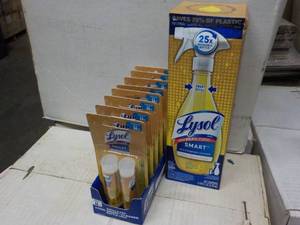 lot 328 image: 1 Lysol Smart Spray Bottle with 8 D...
