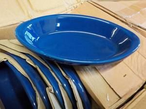 lot 336 image: Case of 36 Cobalt Blue Glaze 8 oz C...