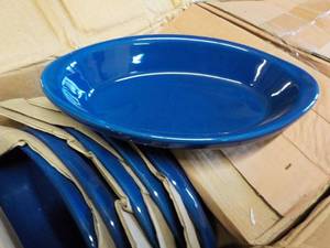 lot 337 image: Case of 36 Cobalt Blue Glaze 8 oz C...