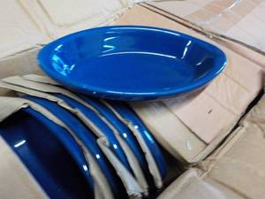 lot 338 image: Case of 36 Cobalt Blue Glaze 8 oz C...