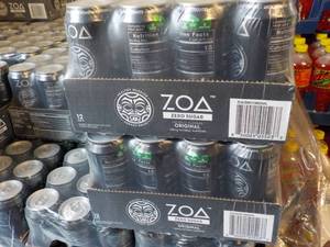 lot 350 image: 2 - 12 Pack ZOA Zero Sugar Energy D...