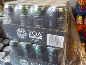 lot 352 image: 2 - 12 Pack ZOA Zero Sugar Energy D...