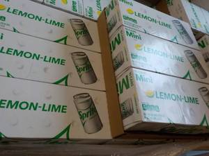 lot 361 image: 6 - 10 Packs Spite Lemon Lime Mini...