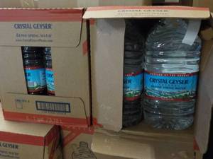 lot 374 image: 2 Cases 6 Gallons each Crystal Geys...
