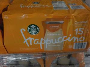 lot 377 image: 15 Pack Frappuccino Caramel Starbuc...