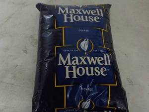 lot 383 image: 4 lb. Bag Maxwell House Coffee Bean...