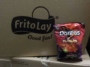 lot 401 image: Case of Doritos Flamas Chips...