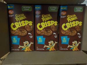 lot 411 image: 4 Cases Post Cocoa Pebbles Crisp...