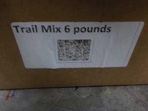 lot 426 image: 6 lb. Box Trail Mix and 4 lb. Box C...