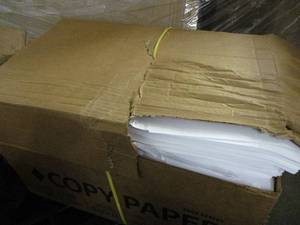 lot 2 image: 20 lb. box of White Copy Paper...