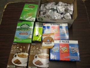 lot 16 image: Misc. Coffee, Tea, and Snacks...