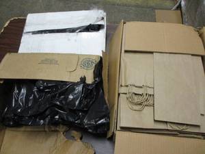 lot 23 image: 2 Boxes of Black Garbage Bags and p...