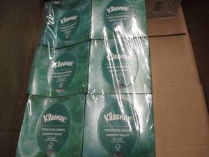 lot 27 image: 18 Boxes of Kleenexs and 10 boxes ...