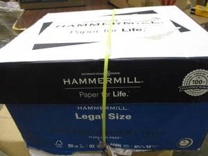 lot 31 image: 5000 Sheets Hammermill Copy Paper...