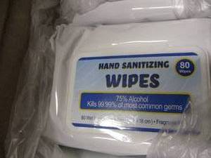 lot 34 image: 30 Packs of 80 Ct Hand Sanitizing W...