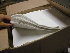 lot 111 image: 100 - 2 ply Tissue Drape Sheets...