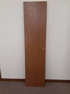 2- Brown Finish Oak Hollow Core Flush Door Brown Tone Size 2-6