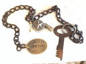 New York Insane Asylum Key & Whistle