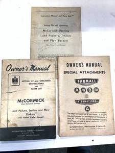 Vintage Farmall Manuals