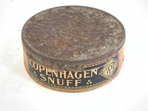 Vintage 1913 Copenhagen Snuff Tobacco with Tax Stamp
