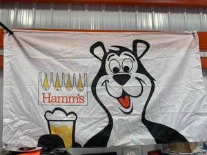 Hamm�s Beer Flag  Banner Approx 3X5 Feet