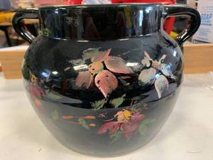 Vintage Hand Painted Pot 7 Inches Tall