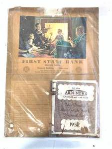 First State Bank Dalton, MN 1952 Calendar