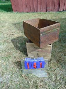 lot 141 image: Qty of 2 old wooden boxes with finger joint construction. As shown.