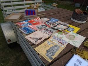 lot 215 image: Assorted sheet music. As shown.