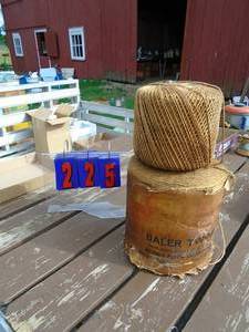 lot 225 image: Qty of 2 balls of twine. As shown.