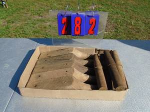 lot 282 image: Flat of insulator posts. As shown.