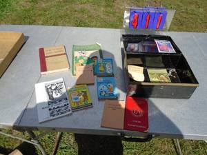 lot 411 image: Assorted books & liturature. As shown.