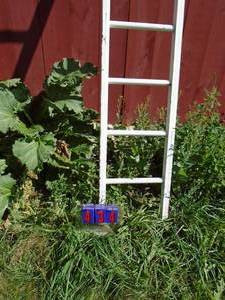 lot 434 image: Wood ladder approx 8. As shown.