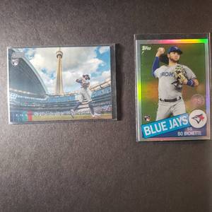 lot 3 image: Lot of 2 Bo Bhichette Rookie Cards